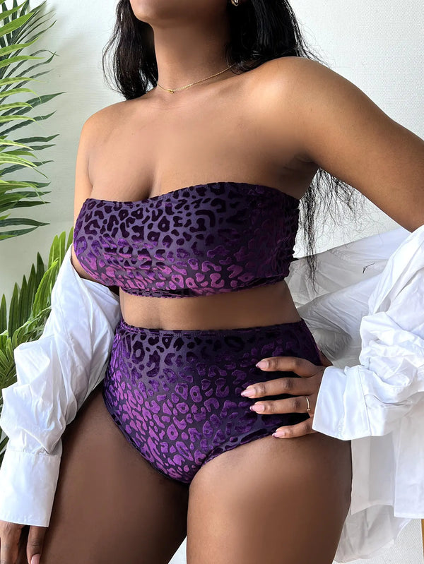 High Waist Bikini Set for Women