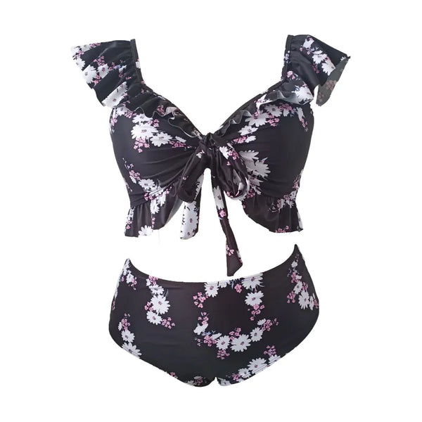 High Waist Push Up Bikini Set for Women