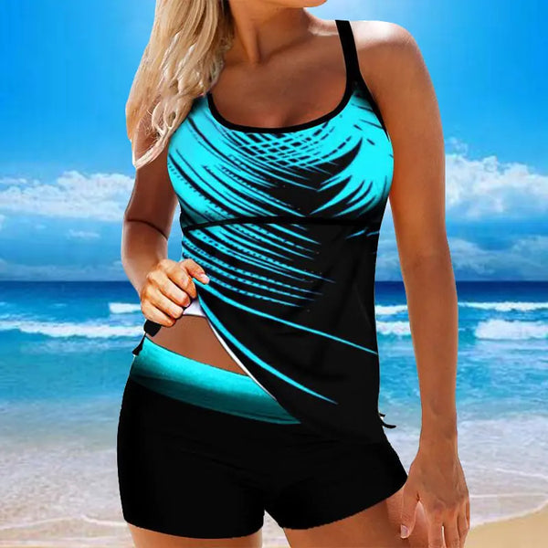 Sexy Push-Up Bikini, Solid Color Two-Piece