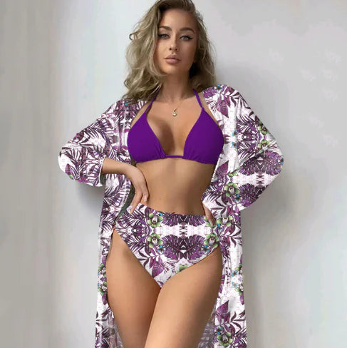 Tropicália Bikini Set with Beach Cover-Up (One Set)
