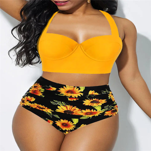 High Waist Sexy Bikini Swimsuit